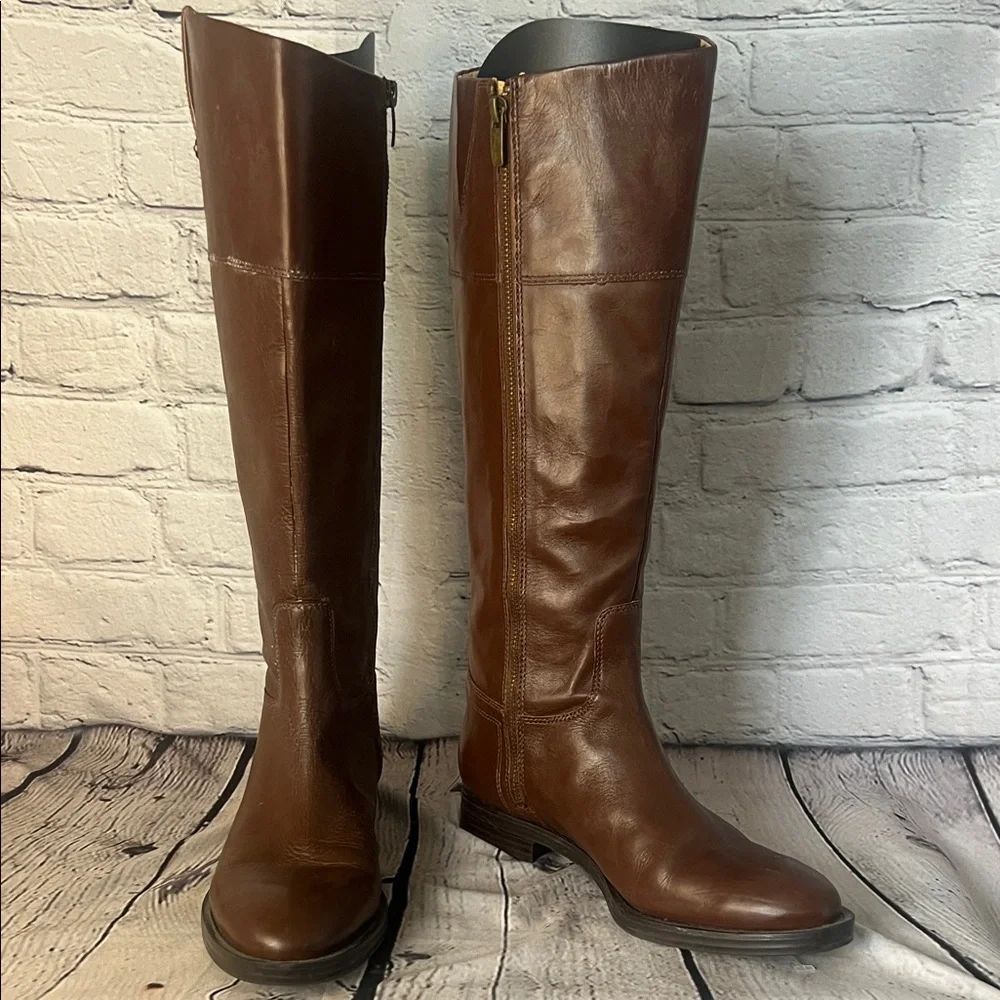 Enzo Angiolini Brown Over the Knee Boots